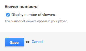 How do I hide the viewer total on my player? – IBM Video Streaming